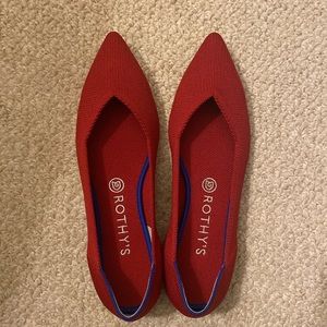 RED ROTHY’s, never worn before!